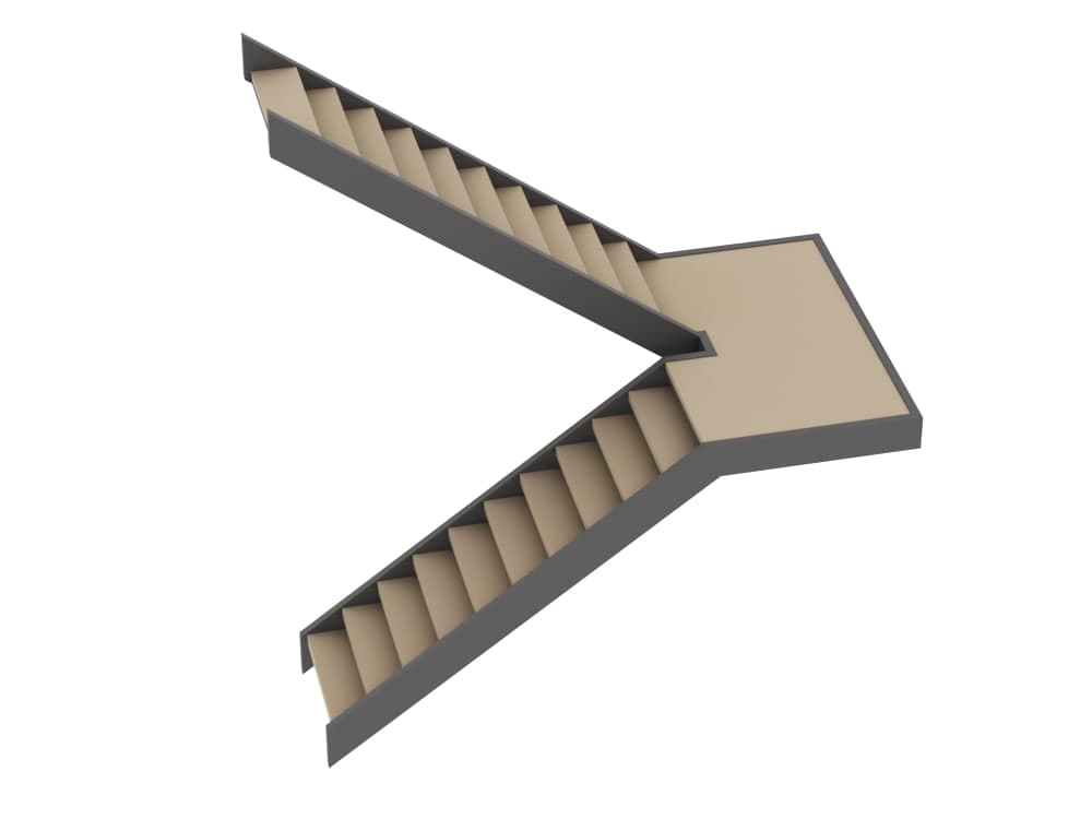 switchback staircase